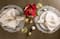 DII® Silver Round Polypropylene Woven Tinsel Placemat (Set of 6)
